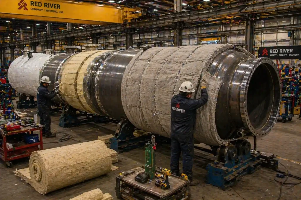 how to determine insulation thickness pressure vessel fabrication Red River Wyoming