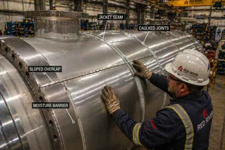 jacketing options prevent moisture ingress pressure vessel Red River Wyoming