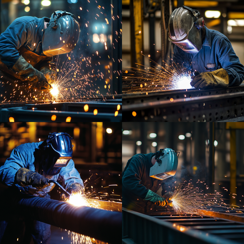 Welder joining a pipe spool with a qualified welding procedure under ASME Section IX at Red River