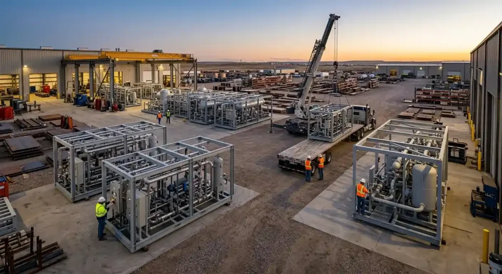 can modularization speed builds modular skid fabrication Red River Wyoming
