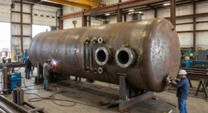 Equalization tank industrial process vessel ASME fabrication Red River Wyoming
