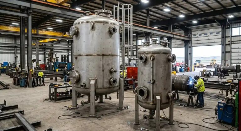 Glycol tanks ASME glycol feed and storage tank fabrication Red River Wyoming