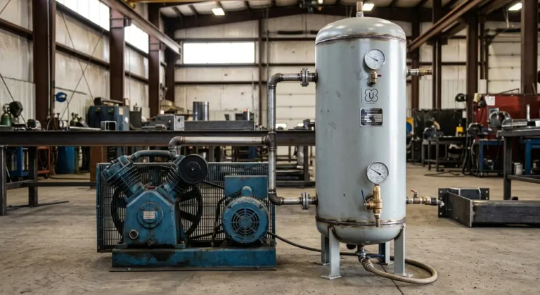 Receiver tank compressor cycle time ASME fabrication Red River Wyoming