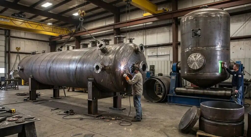 Pressurized storage vessels ASME fabrication Red River Wyoming
