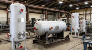 Receiver tanks compressed air steam liquid ASME fabrication Red River Wyoming