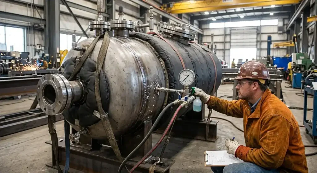 when are leak tests mandated pressure vessel leak testing Red River Wyoming