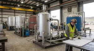 Where to locate air separator tanks pump suction boiler outlet hydronic loop Red River Wyoming