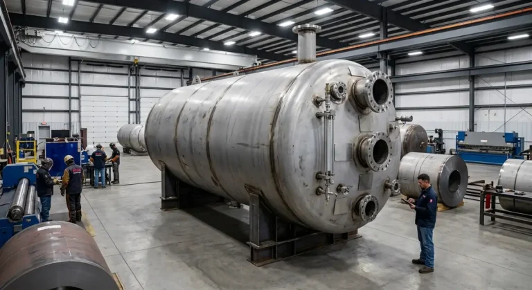 How do equalization tanks balance flow industrial process vessel ASME fabrication Red River Wyoming
