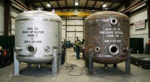 Which materials suit make up water service stainless carbon steel tank ASME fabrication Red River Wyoming