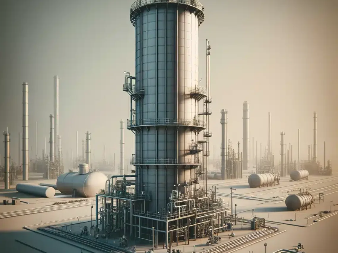 pipes and tank