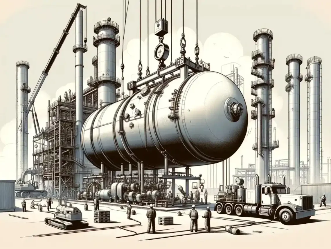 installing pressure vessels