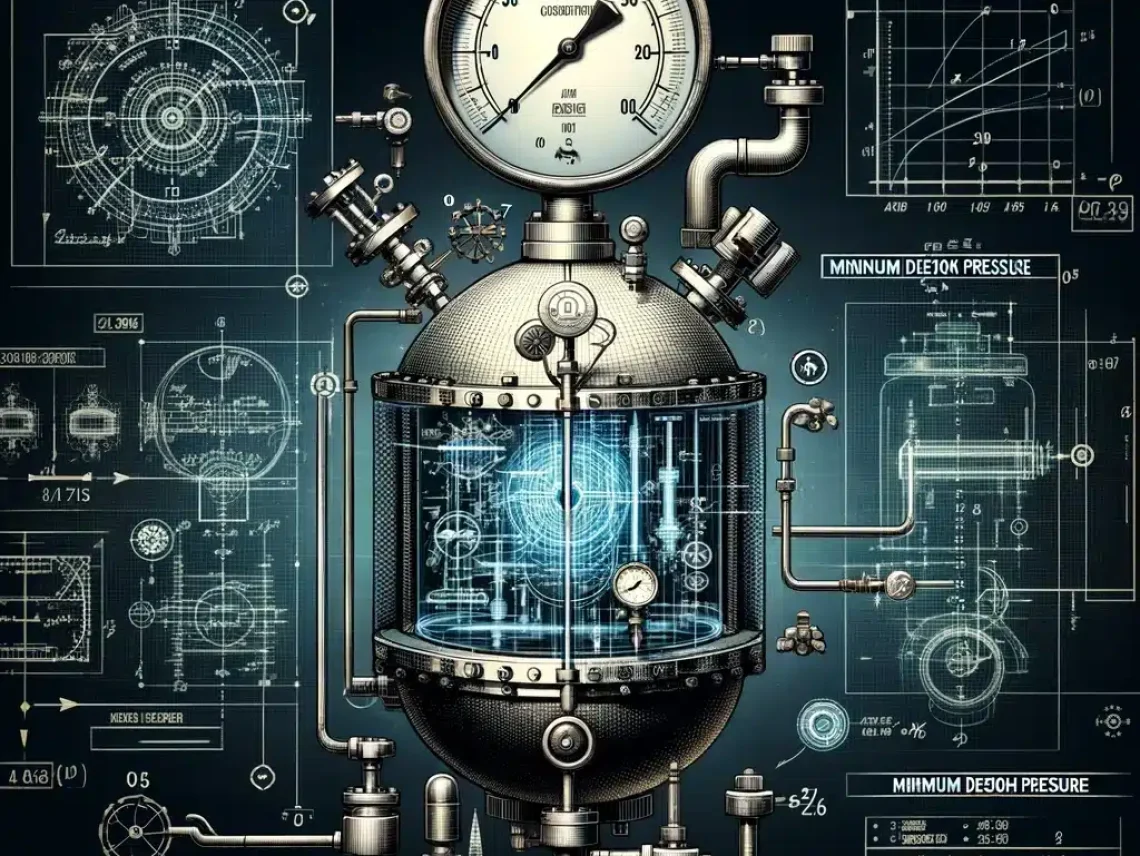 minimum design pressure of a pressure vessel