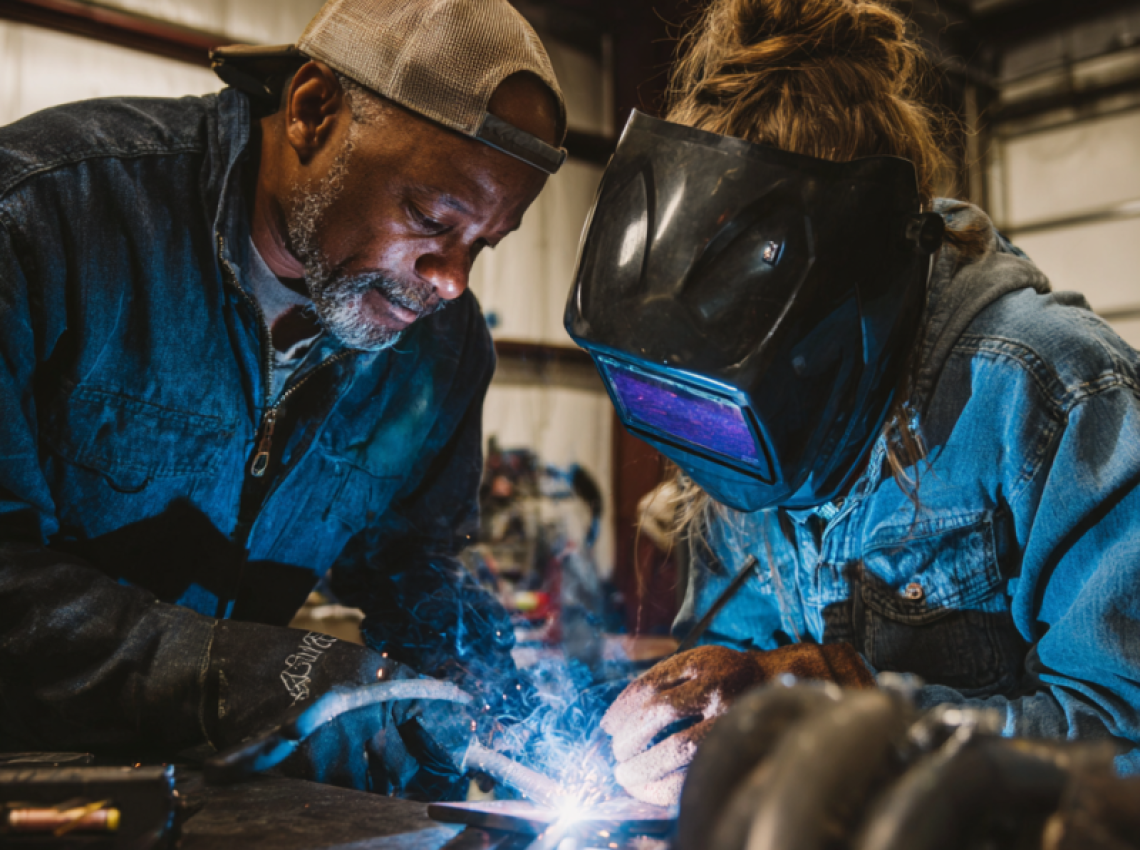 tig welding certification test hands-on welding practice