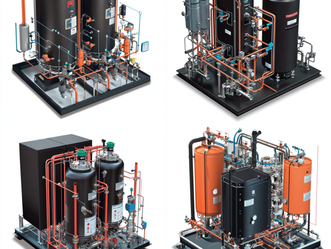 Diagram showing how a desiccant air dryer removes moisture from compressed air using twin towers and desiccant materials like silica gel or activated alumina.