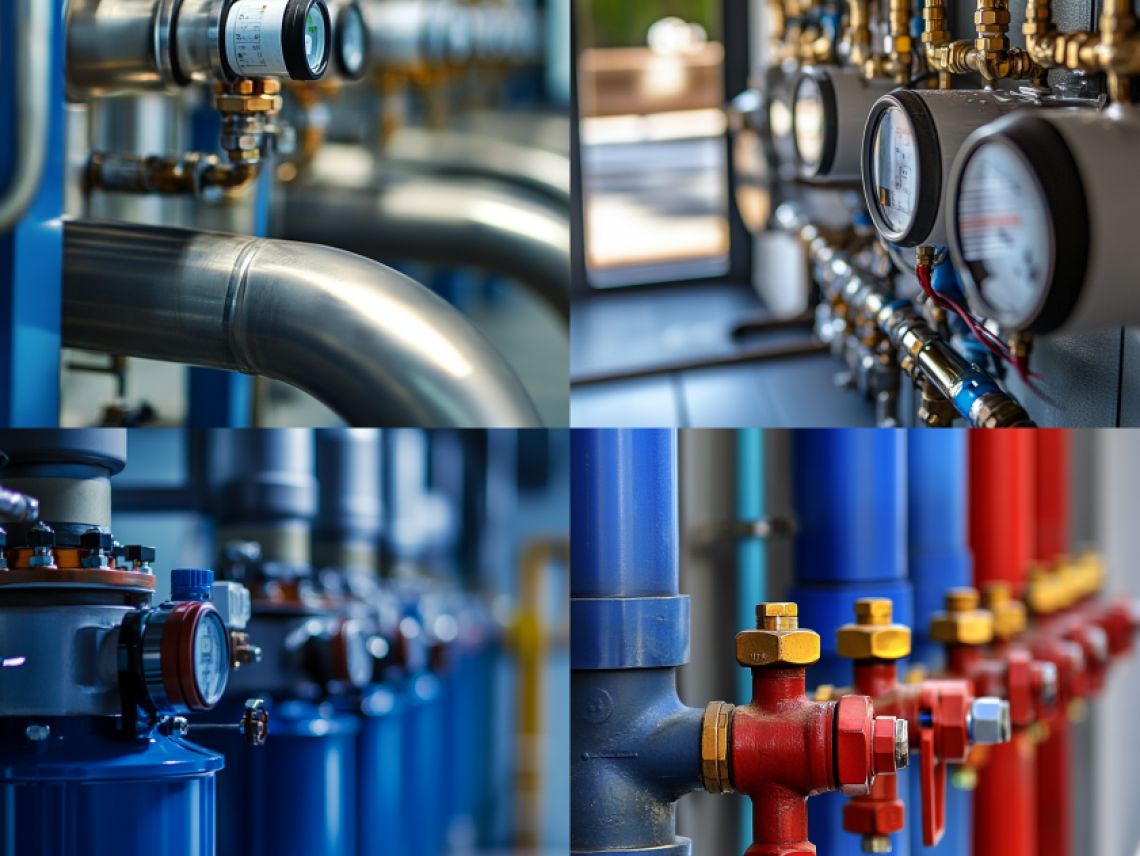 Comparison of glycol and water fluids in heating and cooling systems