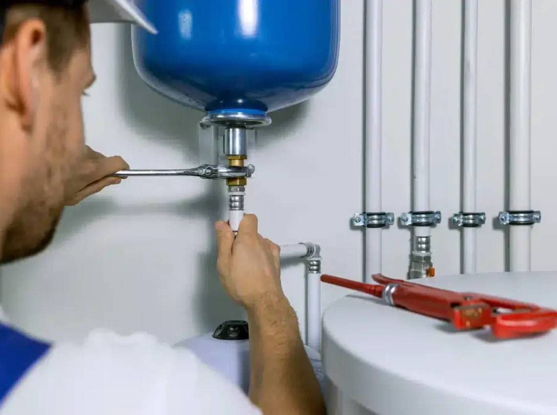 expansion vessel leaking