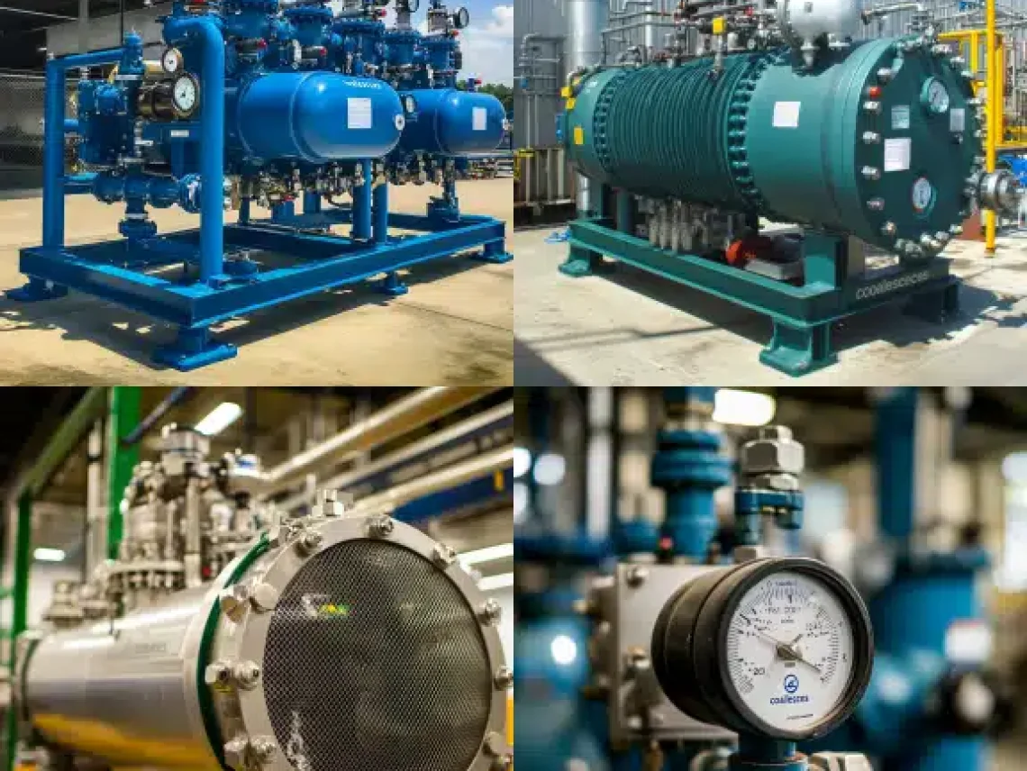 Industrial pictures of coalescer