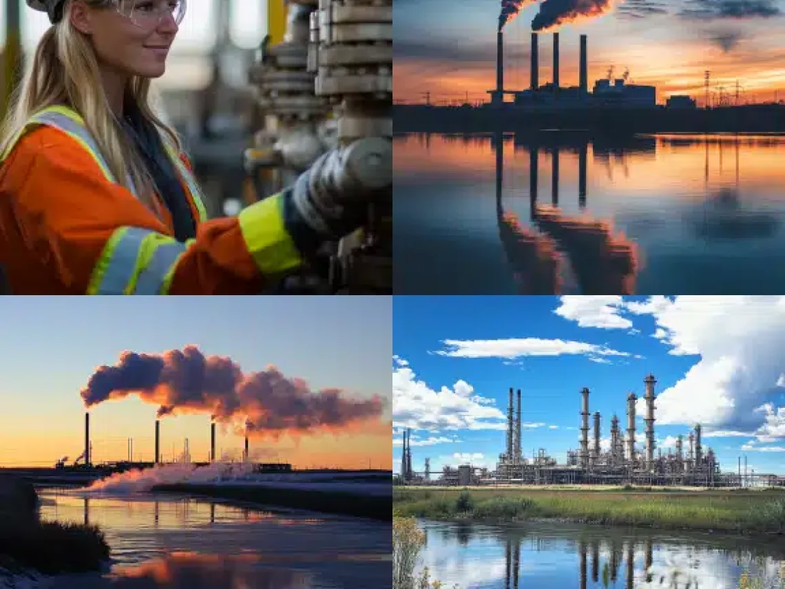 Factory emissions and workers depicting the effect of EPA